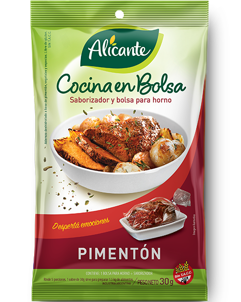 Cocina en bolsa – Pimentón - Alicante